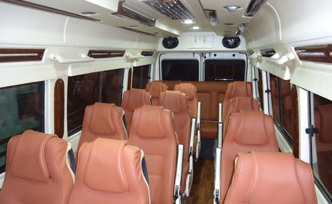 deluxe tempo traveller hire