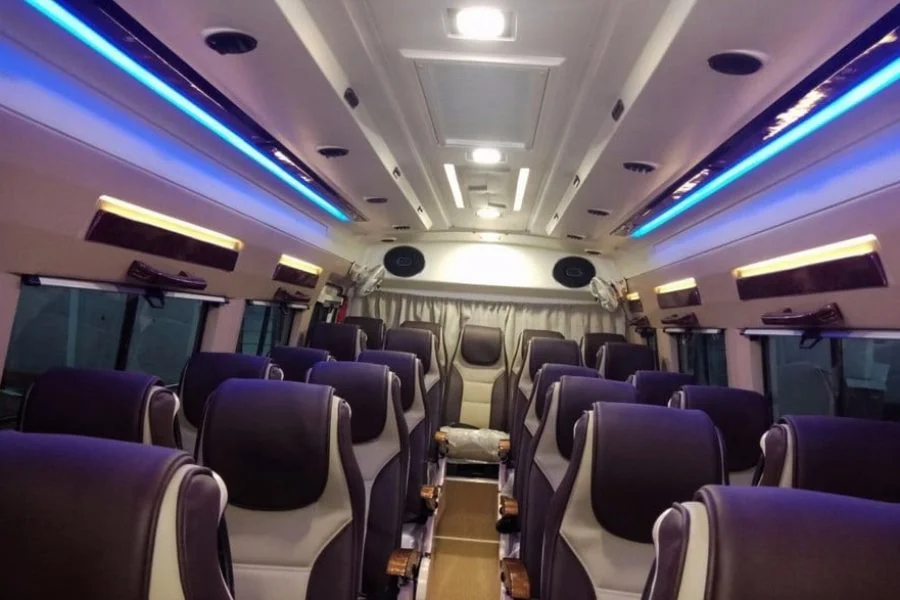 deluxe tempo traveller hire